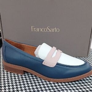 Franco Sarto Chrissy Tri- Color Loafer NIB